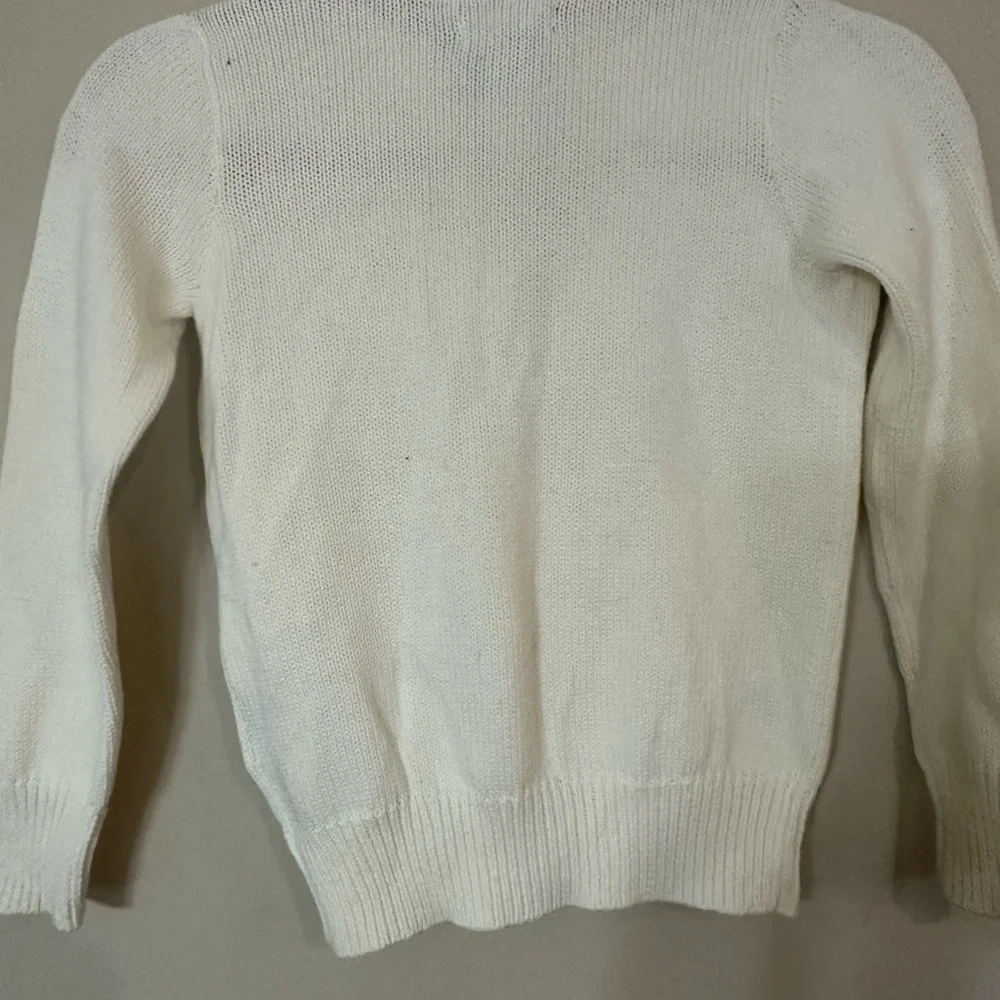Ralph Lauren Cream Knit Sweater‎